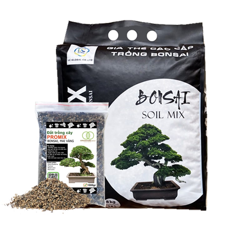 Đất Trồng Cây Bonsai Promix, Trộn Sẵn, Tiện Dụng, Giữ Ẩm Tốt, Thoáng Khí, Rễ Khoẻ, Thân To