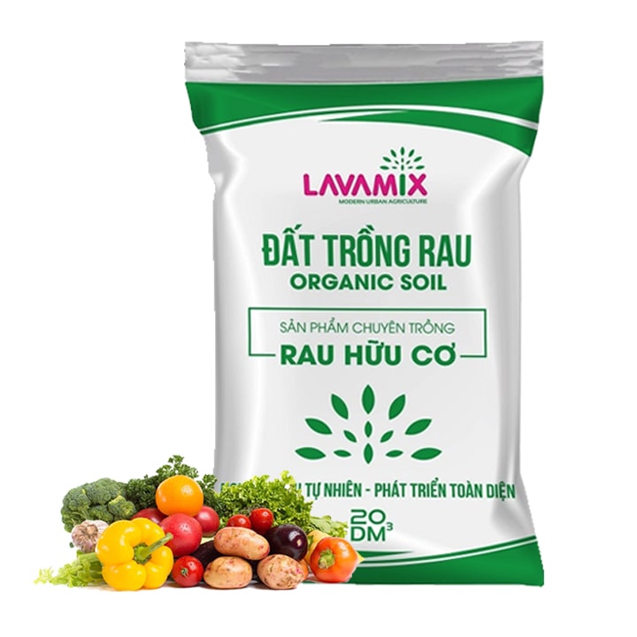 Đất Trồng Rau, Hữu Cơ, Bao 20Dm3, Tiện Lợi, Đầy Đủ Dinh Dưỡng Cho Các Loại Rau, Củ, Quả